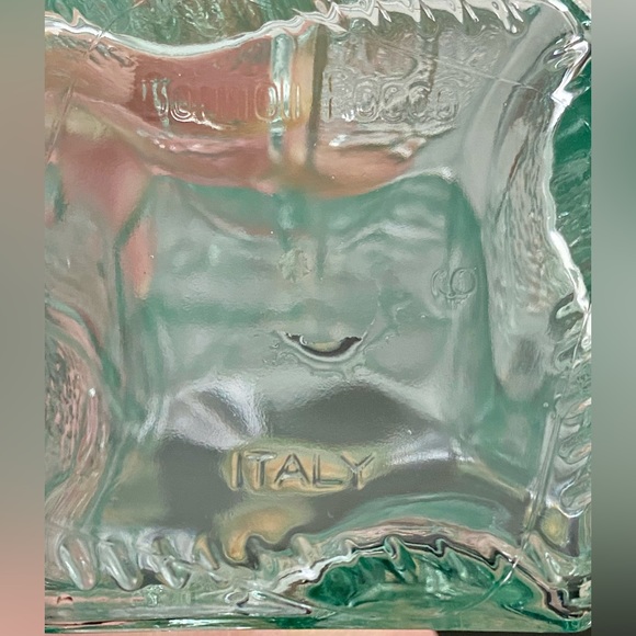 Bormioli Rocco Country Home Fiori Bottle~18-1/2-Ounce~Glass~Embossed Flowers~New - Picture 11 of 12